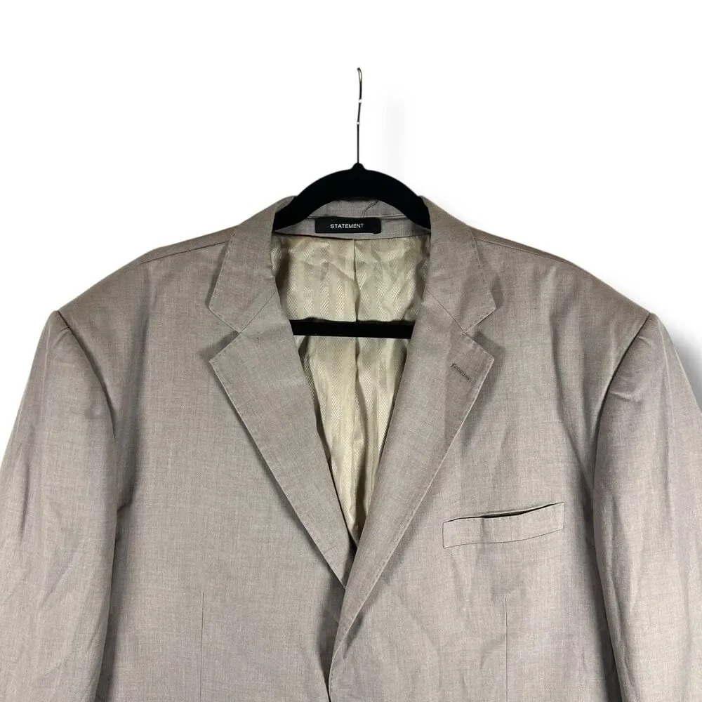 Statement Italy‎ Confidence Tan Blazer Men's 46L